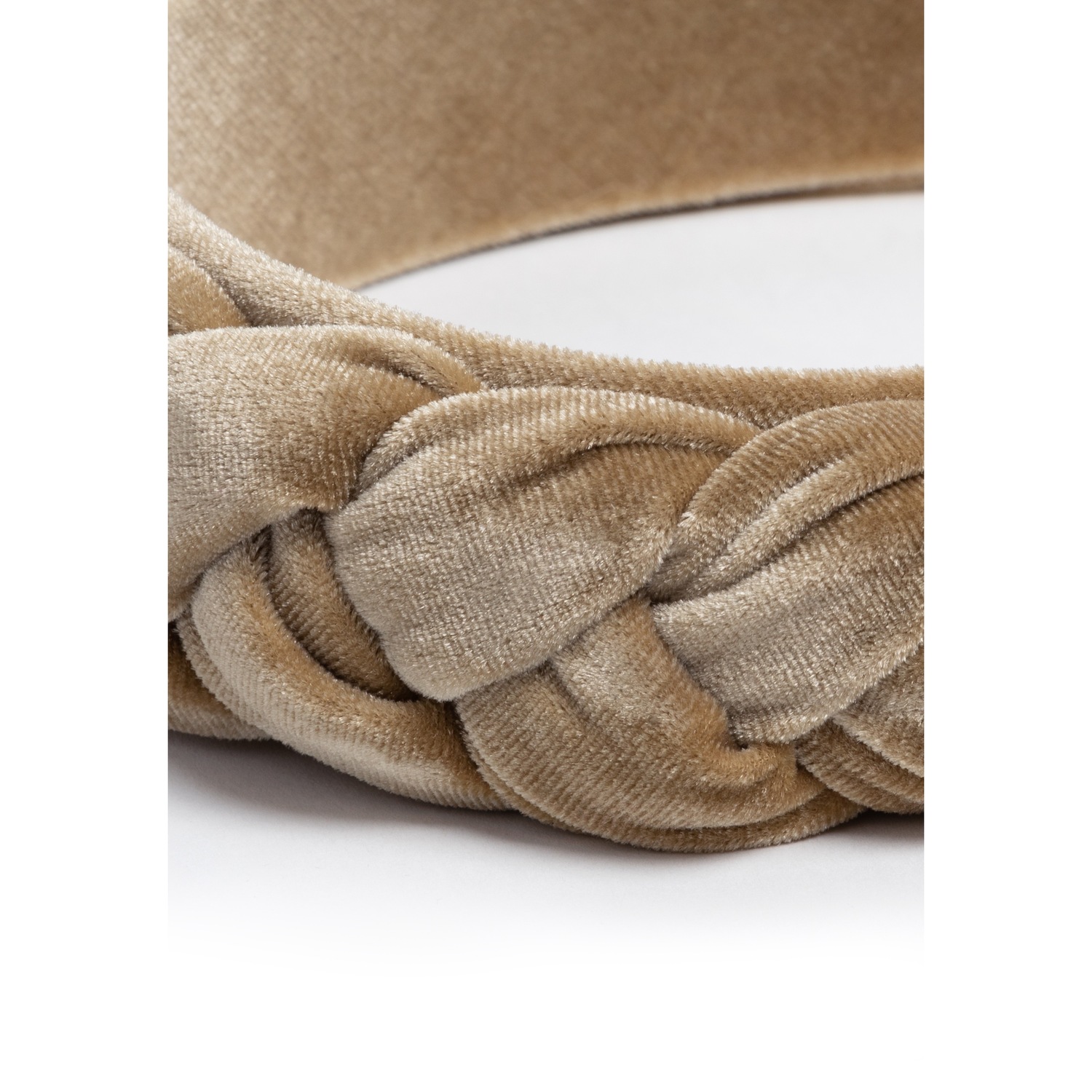 Haarreif Scarcela mit geflochtenem Samt-Design