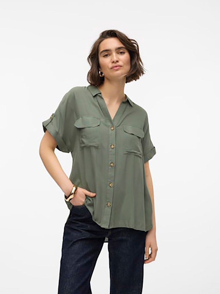 Vero Moda Bluse in Oliv günstig kaufen