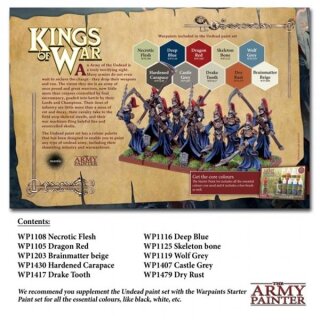 Army Painter Warpaints Kings of War Undead Paint Set