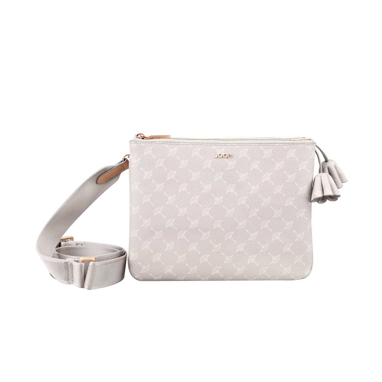 JOOP! Handtaschen taupe Schultertasche Milva