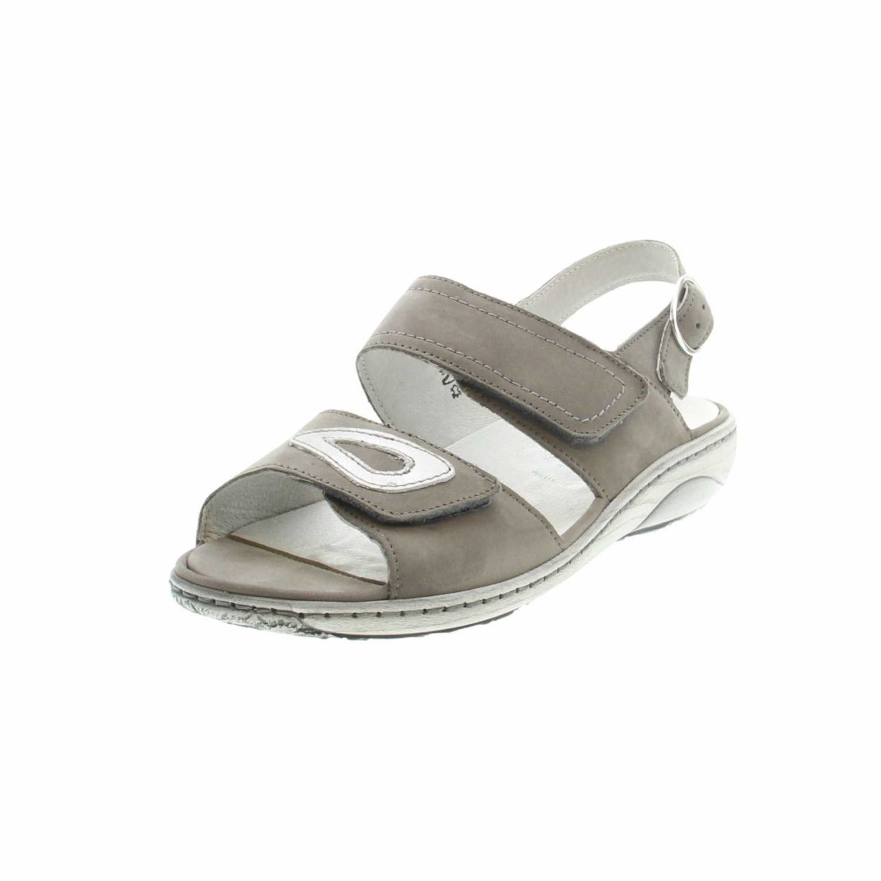 WALDLÄUFER Komfort Sandalen braun DENVER FOIL