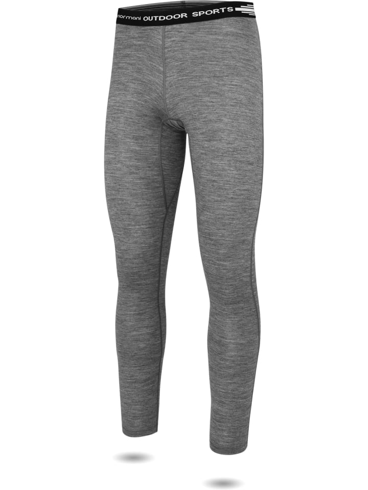 Normani Outdoor Sports Herren Merino Unterwäsche-Set Melbourne/Sydney in Grau günstig kaufen