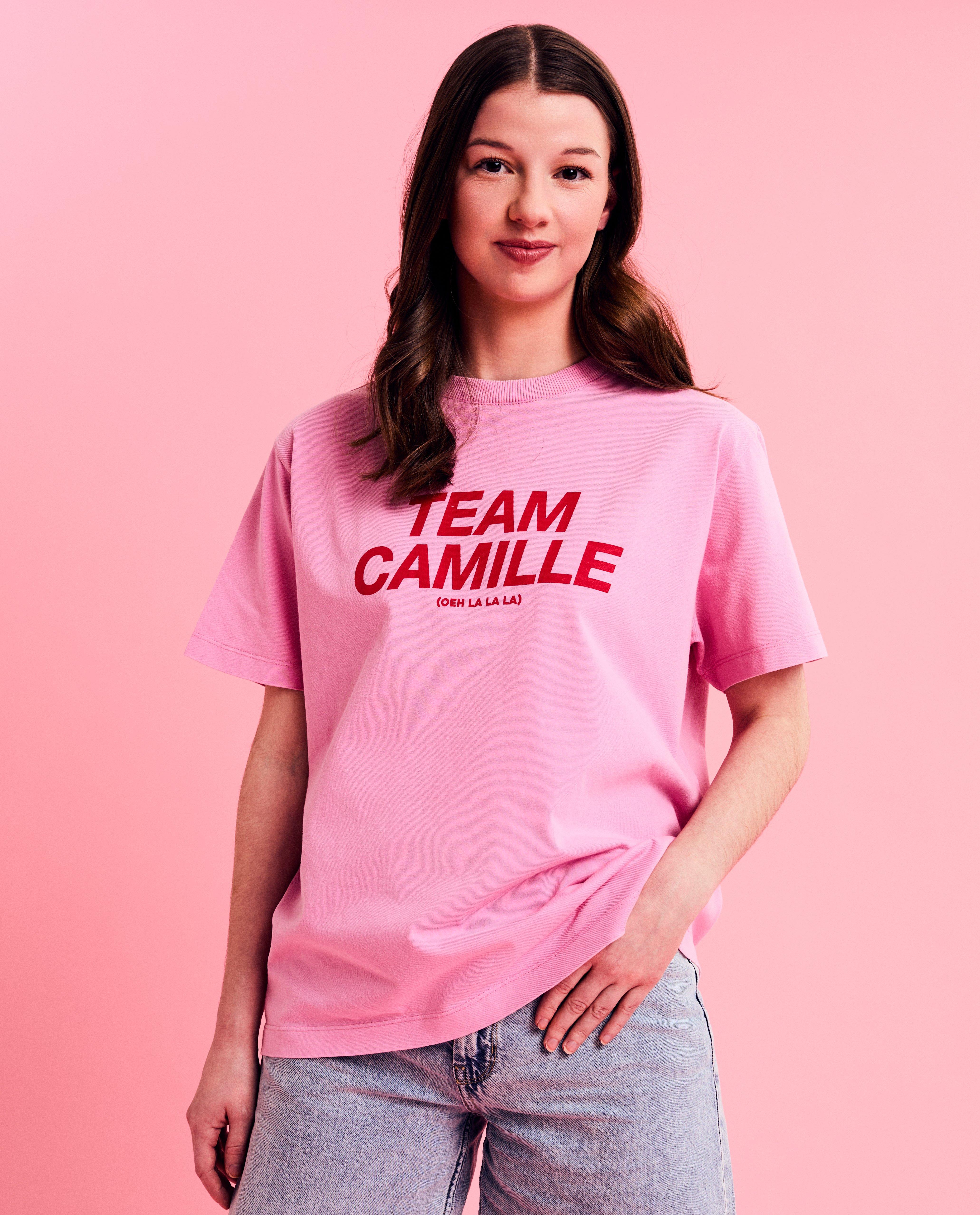 CAMILLE póló metszett hátmintával, XS-XL roze