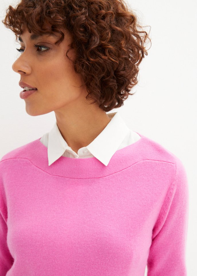 Wollpullover mit Good Cashmere Standard®-Anteil