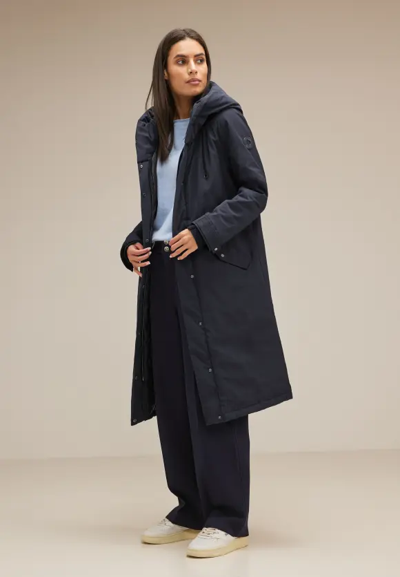 Street One Langer Parka mit Kapuze