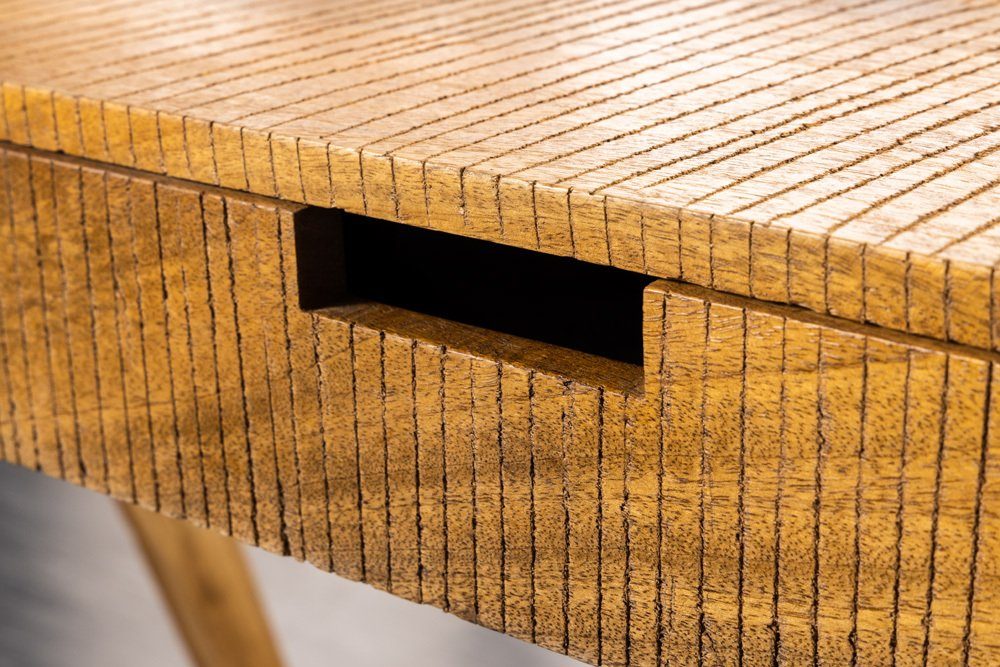 riess-ambiente Schreibtisch MONSOON 120cm braun (Einzelartikel, 1-St), Sekretär · Schublade · Massivholz · Büro