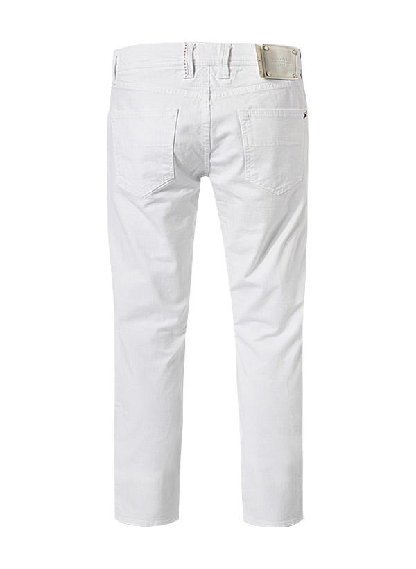 tramarossa, Jeans Leonardo, Regular Slim, Baumwoll-Stretch, Midnight Sun, weiß