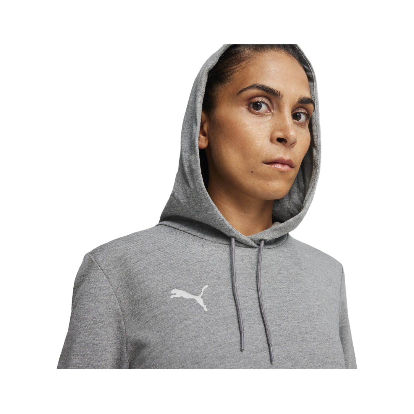 PUMA teamGOAL Casuals Hoody Damen Grau F33