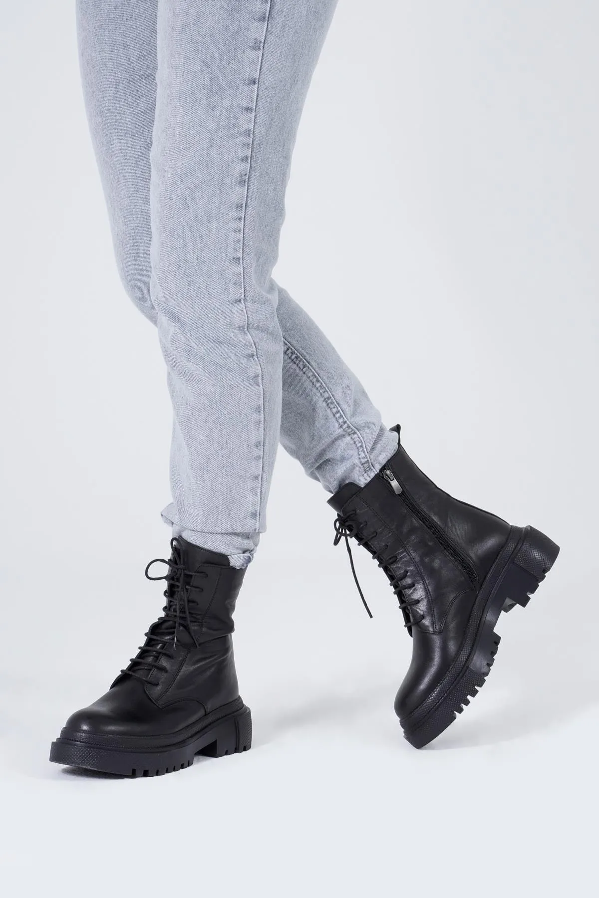 CZ London  Stiefelette - Schwarz - Flacher Absatz