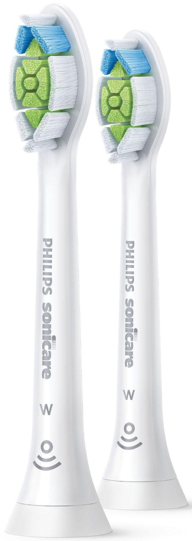 Philips Sonicare Aufsteckbürsten Optimal White Standard, für besonderes weiße Zähne