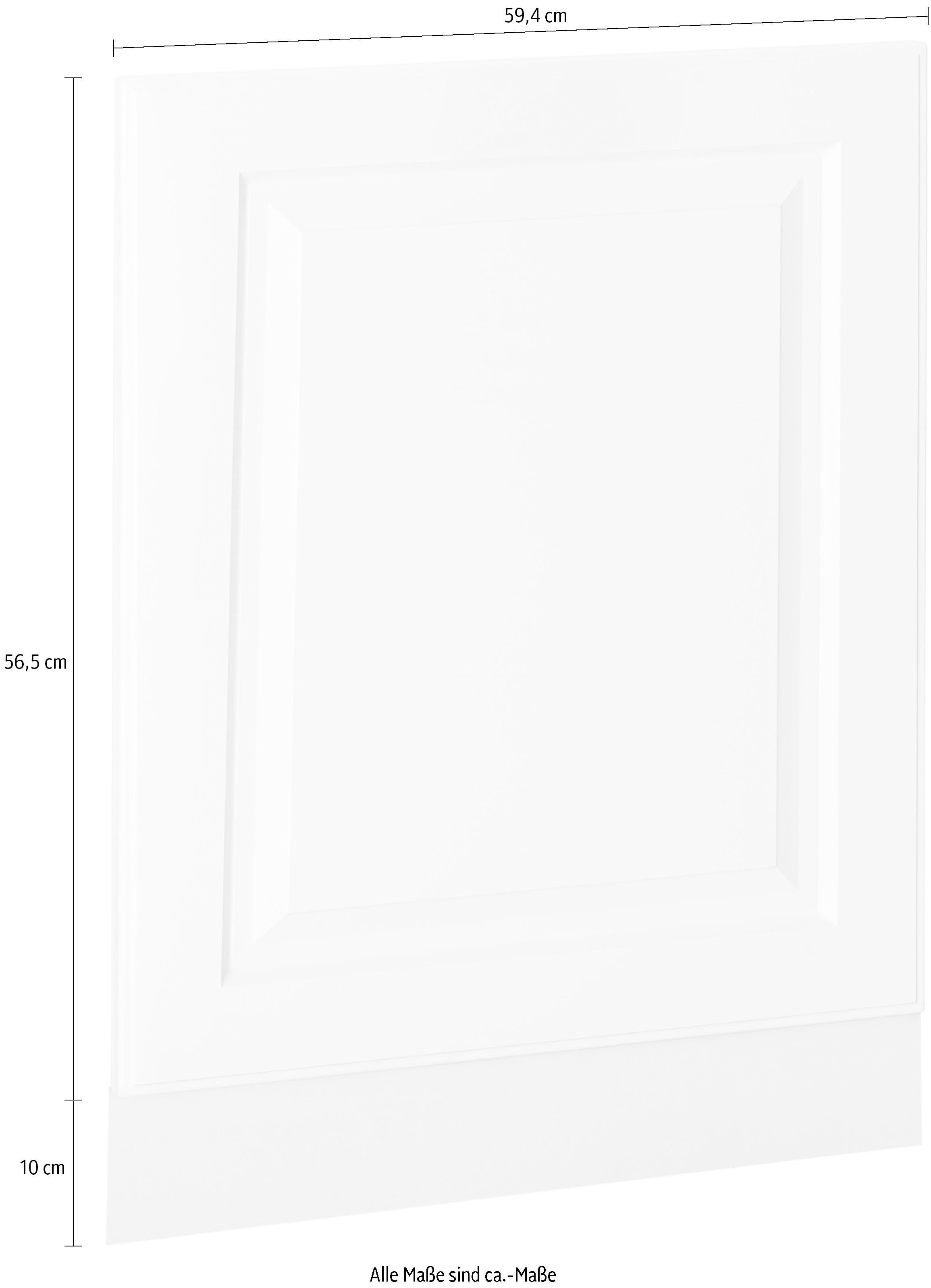 wiho Küchen Möbelblende Erla, 60 cm breit, für teilintegrierbaren Geschirrspüler
