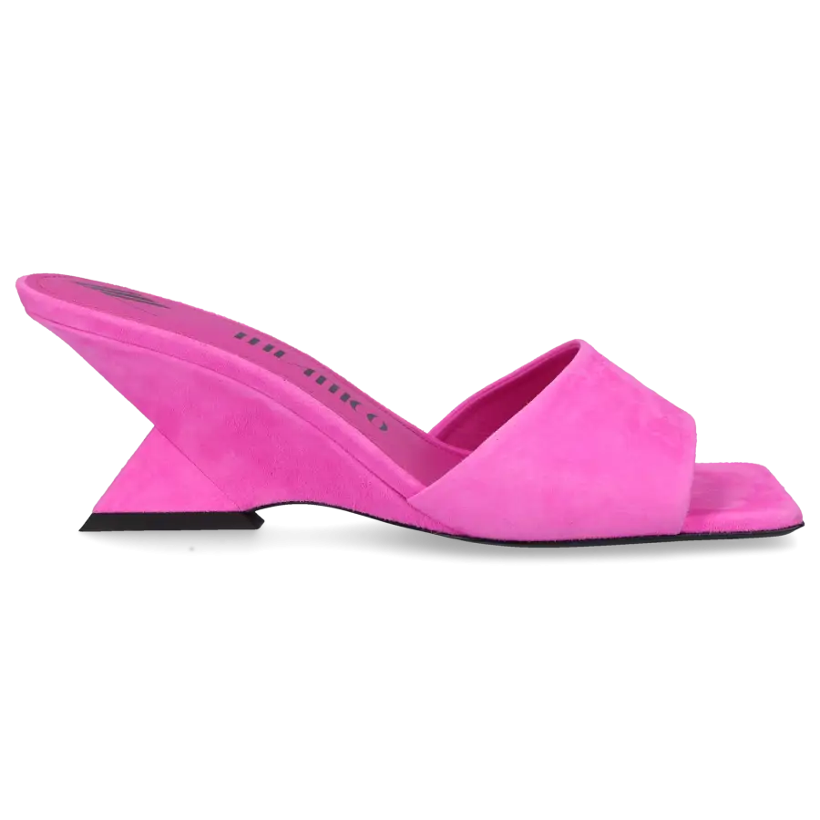 The Attico - Pantoletten CHEOPE Ziegenleder - pink
