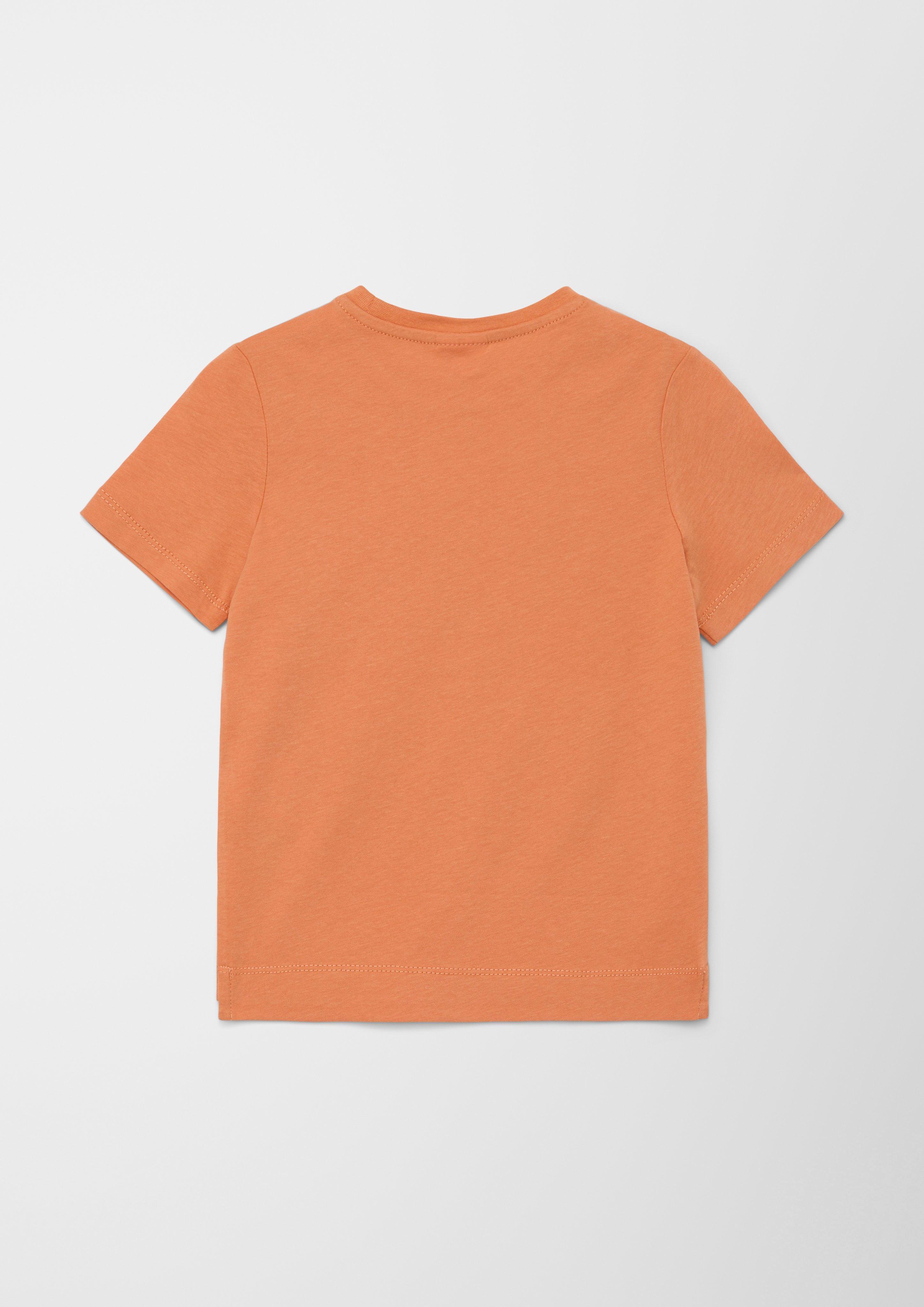 T-Shirt mit gummiertem Print  2127489-2140