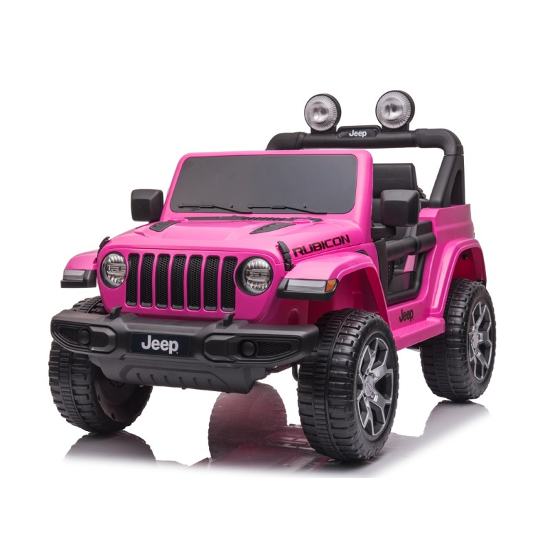 Auto Elettrica Macchina per Bambini 2 Posti Jeep Wrangler Rubicon 12V con Telecomando
