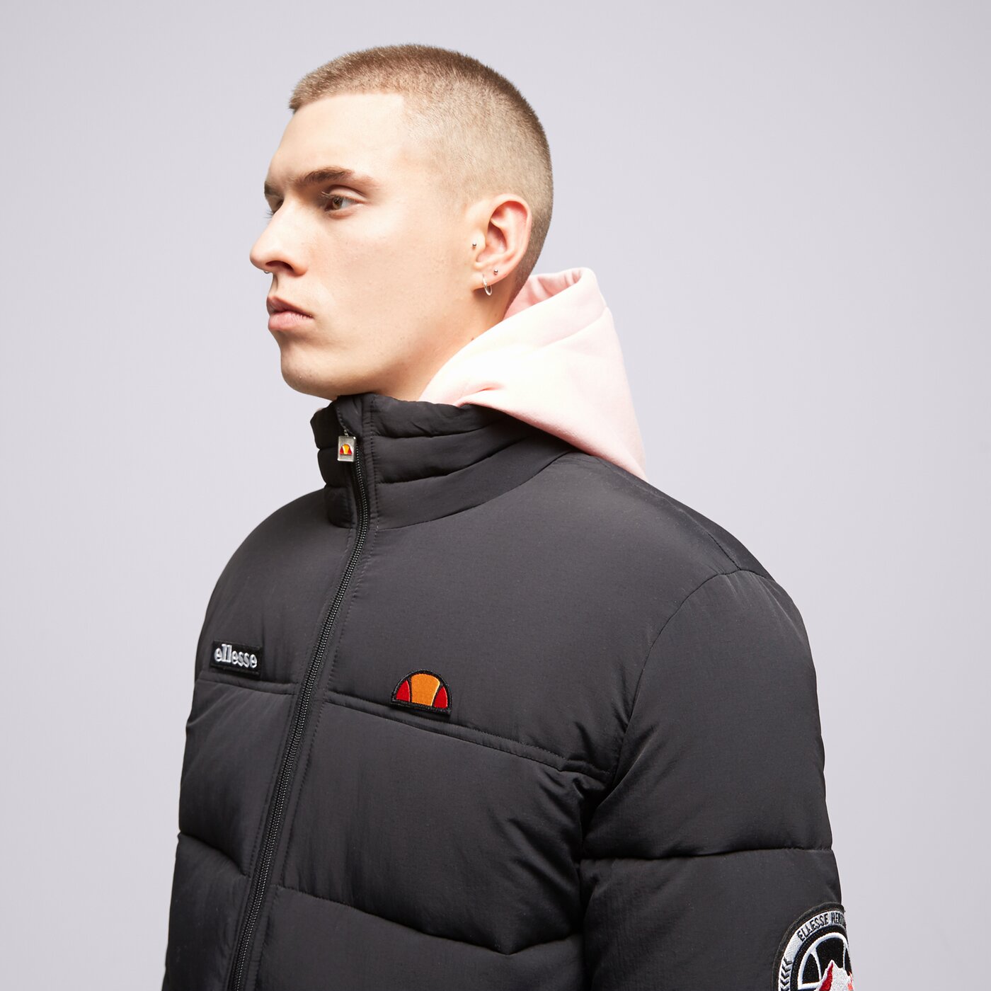 ELLESSE DAUNENJACKE NEBULA BLK PADDED JACKET Schwarz
