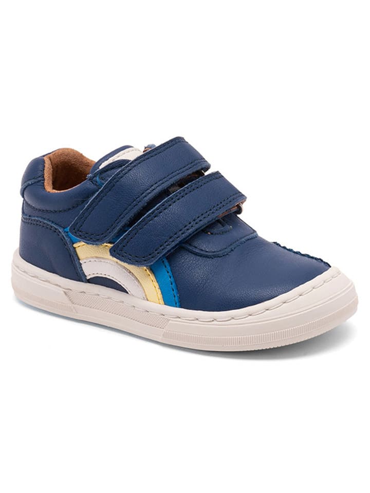 bisgaard Leder-Sneakers in Dunkelblau günstig kaufen