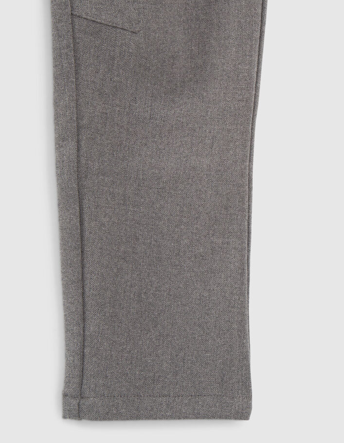Pantalon LOOSE gris poches battle garçon
