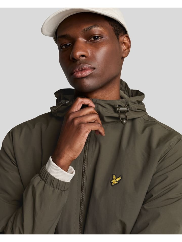 Lyle & Scott Windjacke in Olivgrün günstig kaufen