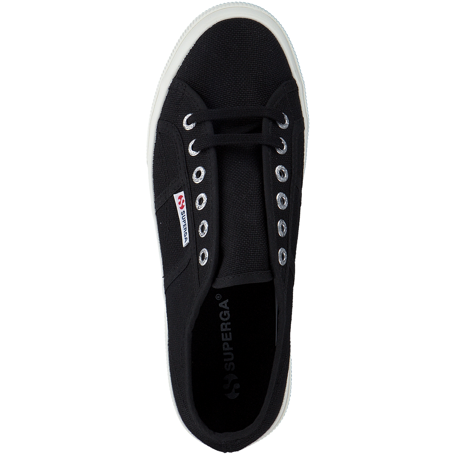 Superga 2740 Platform S21384W, Schnürschuhe, Damen, Schwarz