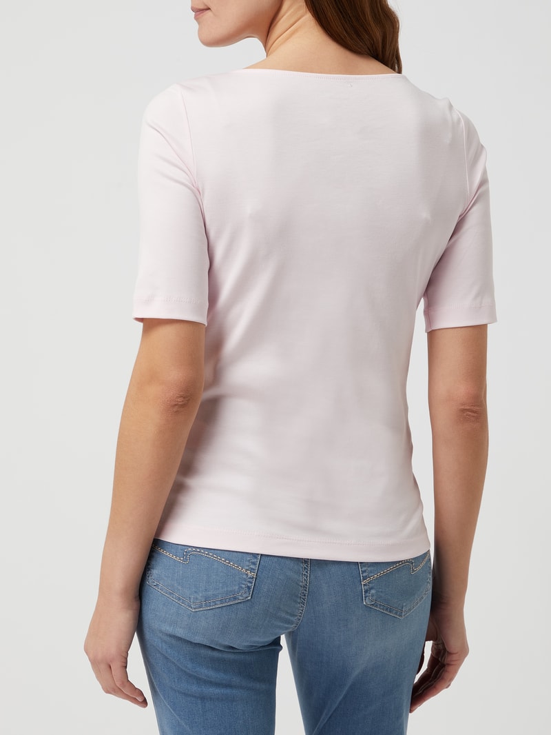 T-Shirt mit 1/2-Arm in hellrosa