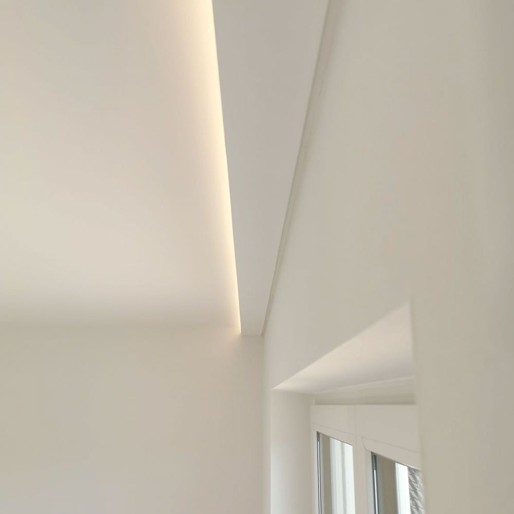 Licht-Trend Stuckleiste Dekor-Profil M Stuckleiste 1,2 m indirekt Wand oder Decke