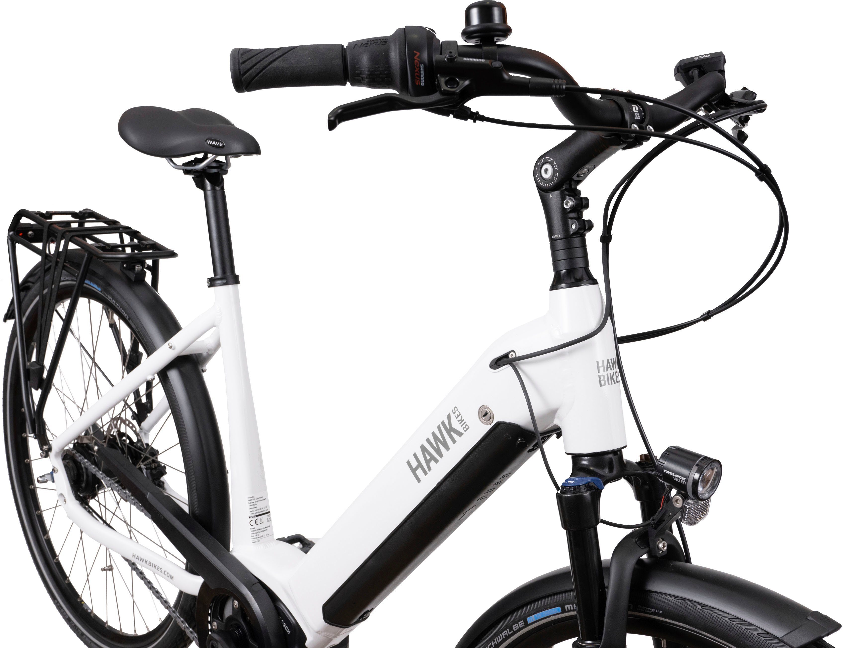 HAWK Bikes Cityrad Wave 400, 8 Gang Shimano, Nabenschaltung