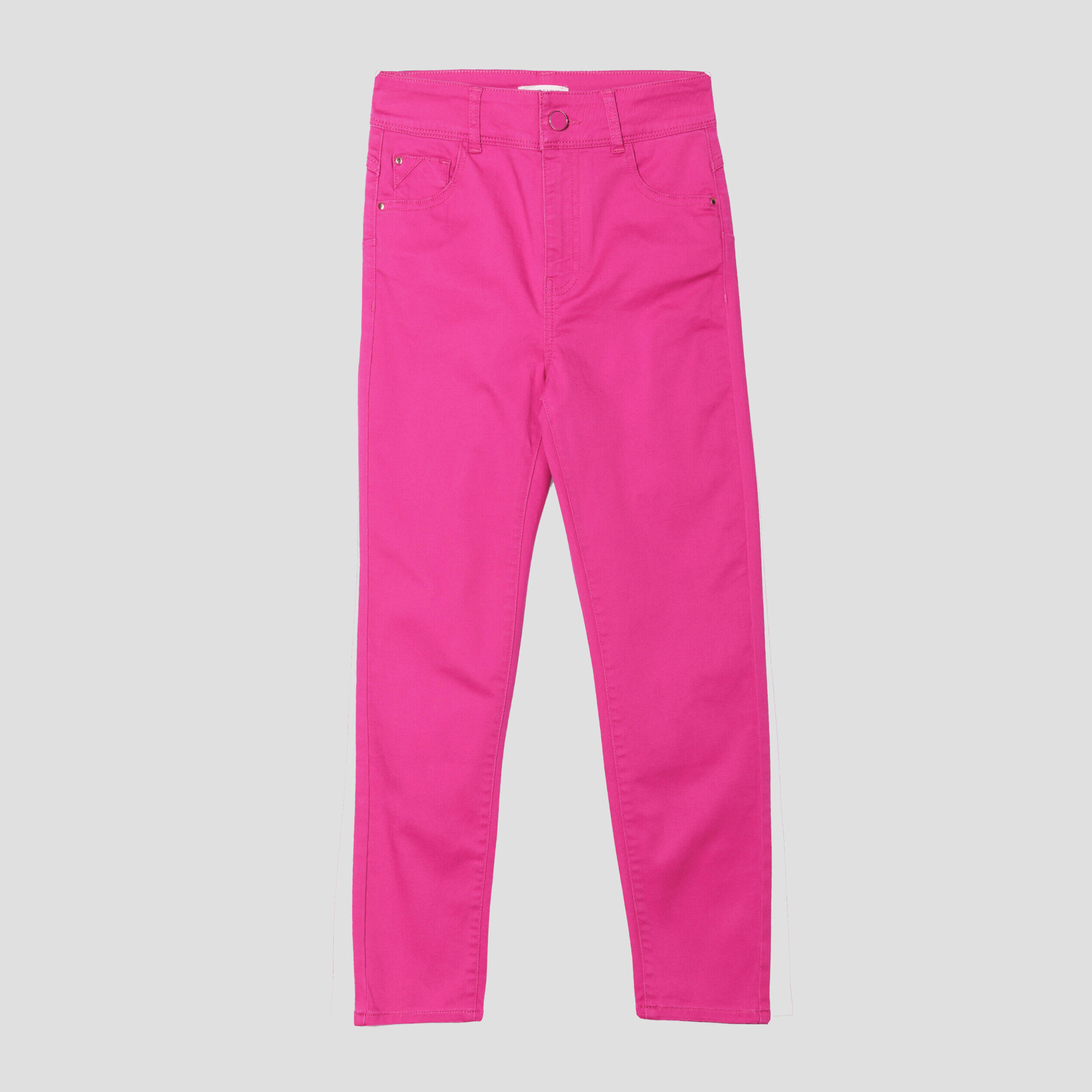 Pantalon slim push up 7/8ème rose fushia femme | Cache Cache