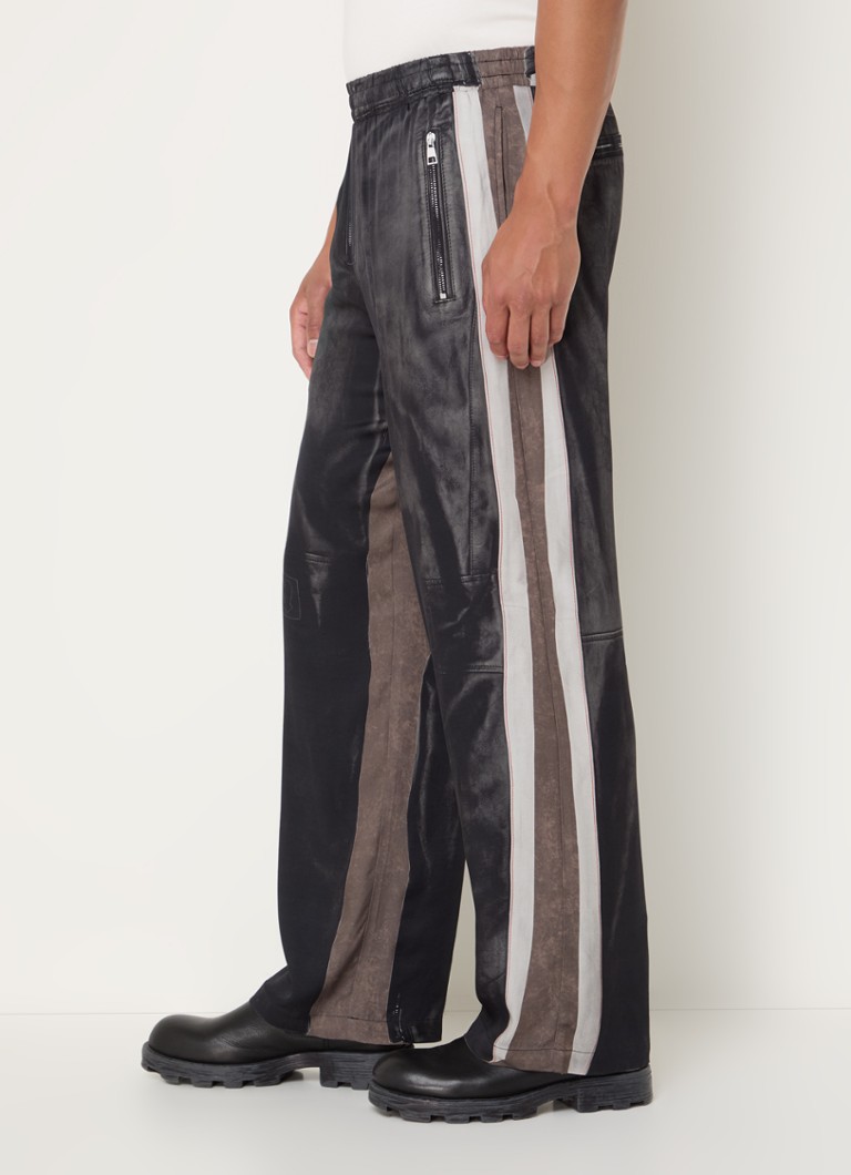 Pantaloni sport cu imprimeu dreaptă Diesel P-After