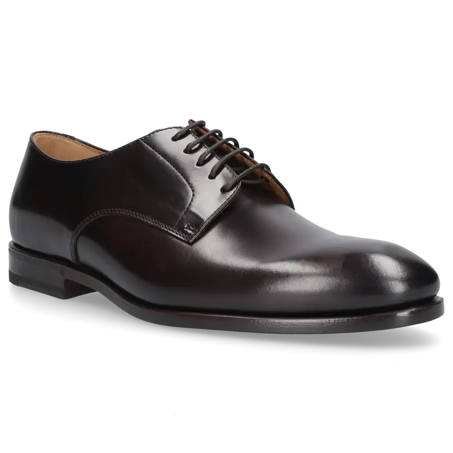 Henderson - Businessschuhe Derby 83210 Kalbsleder - braun