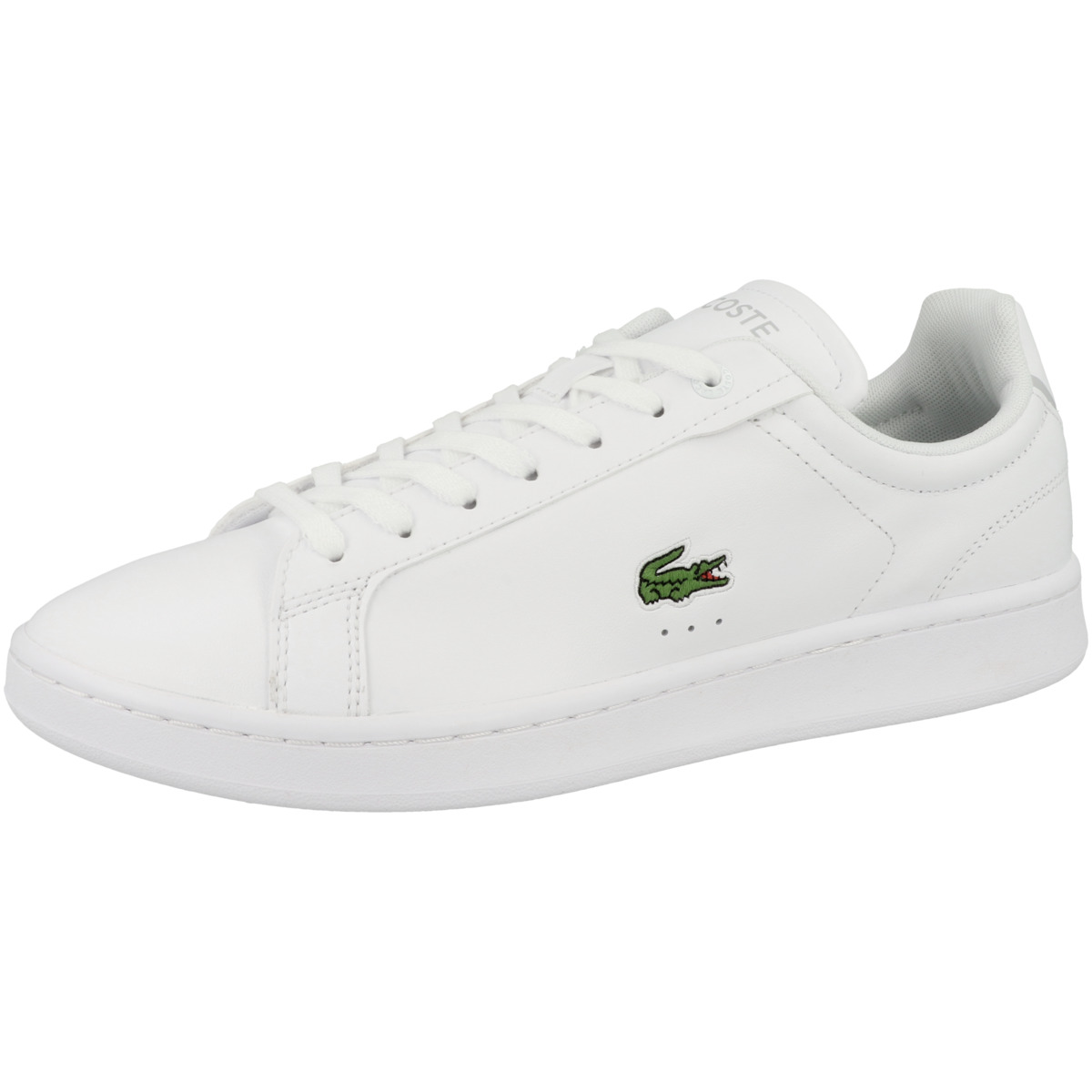 Lacoste Carnaby Pro BL Leather Tonal Sneaker Low weiss