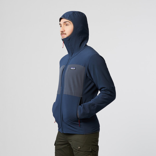 M' S R2 TECHFACE HOODY Herren - Fleecejacke