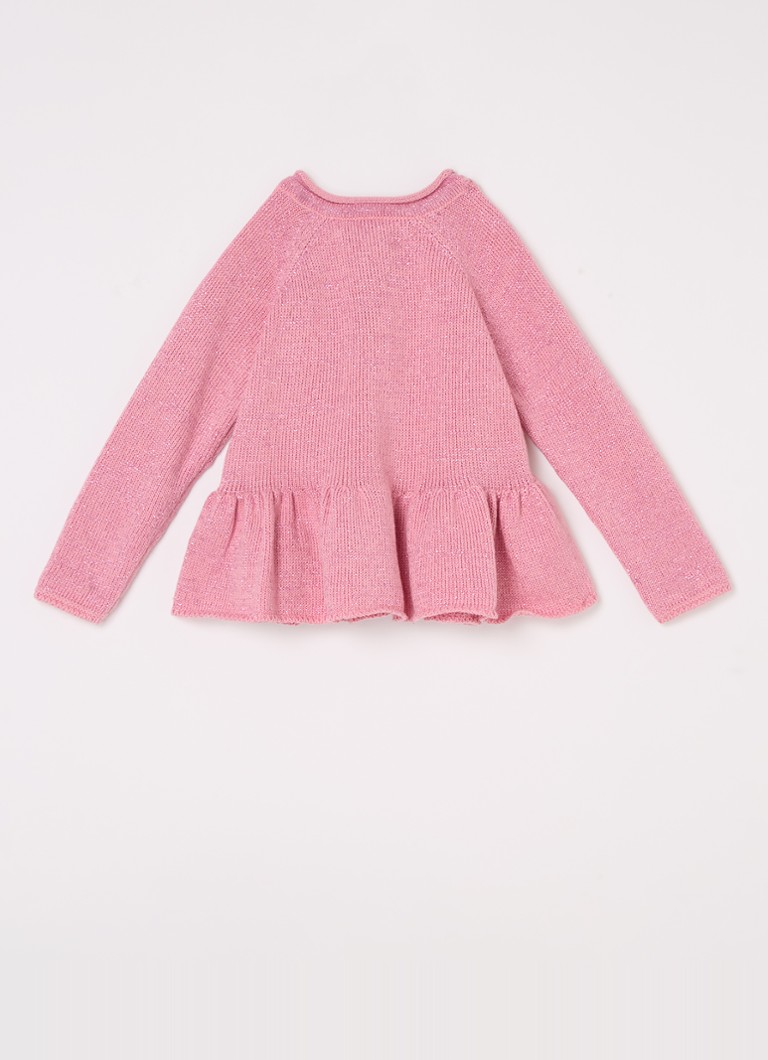 Konges Sløjd Cabby – Cardigan din amestec de bumbac organic din tricot gros