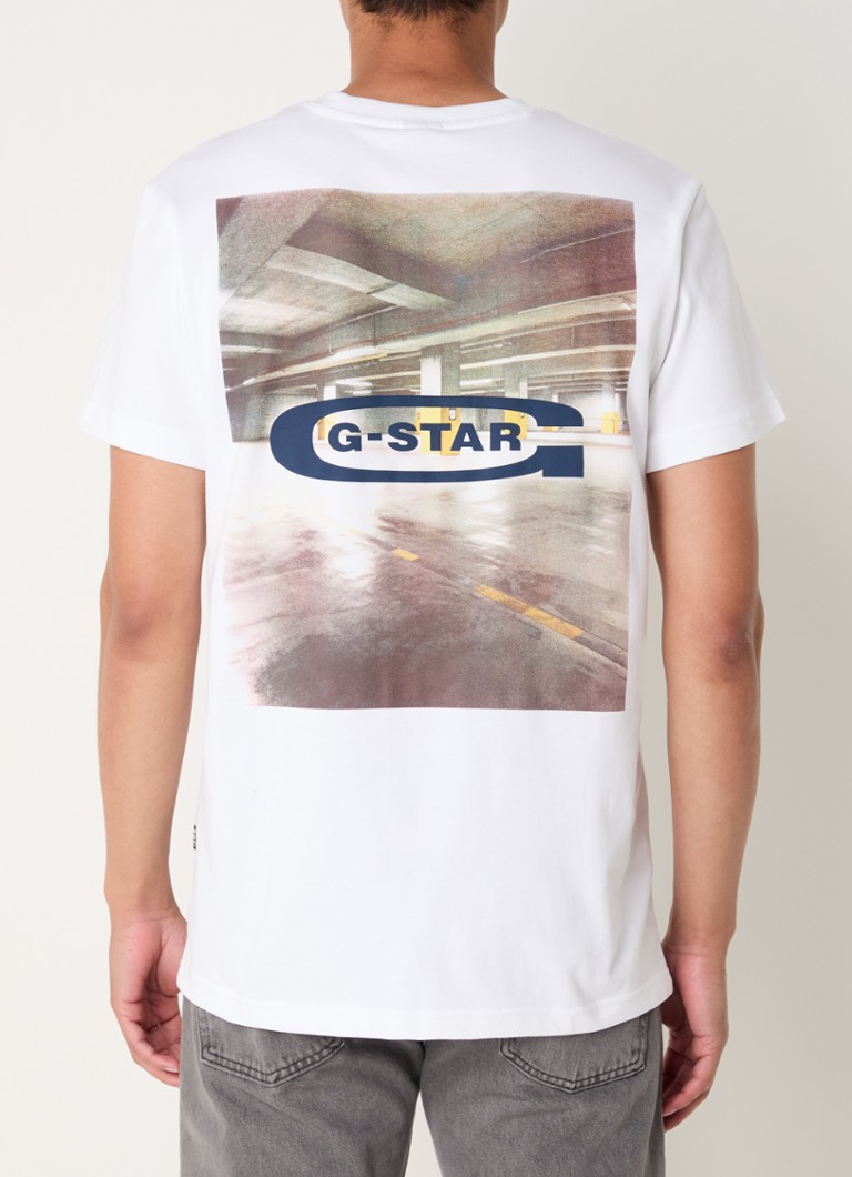 G-Star RAW póló logóval és hátulnyomattal