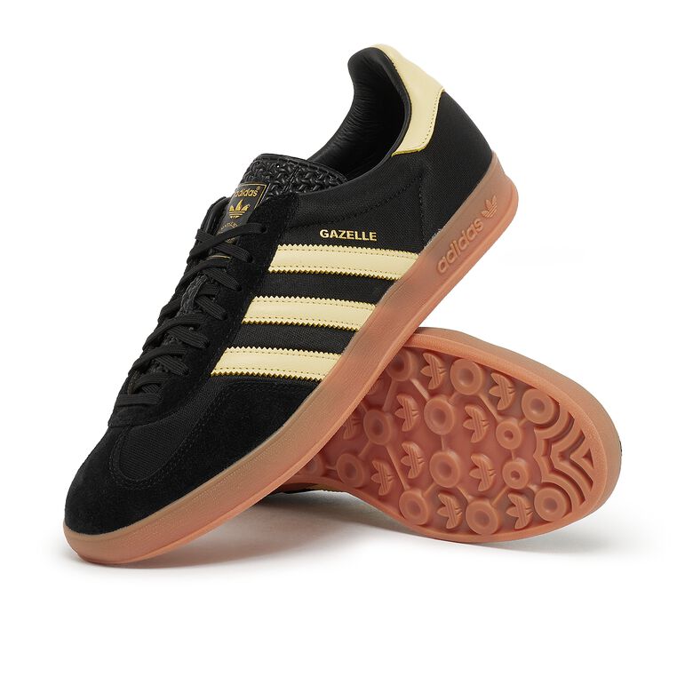 adidas Originals Gazelle Indoor core black/almost yellow/gum2