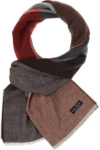 FRAAS Sustainability Edition - Cashmink-Schal mit Blockstreifen - Made in Germany