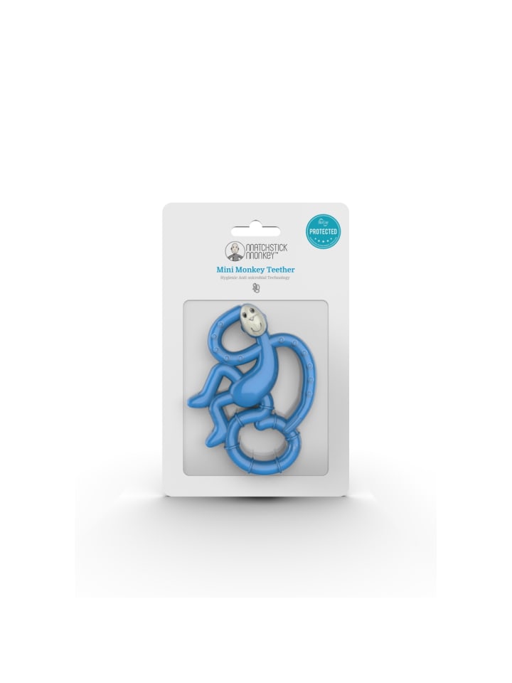 MATCHSTICK MONKEY Matchstick Monkey Beißring / Zahnungshilfe Affe mini blau günstig kaufen onesize