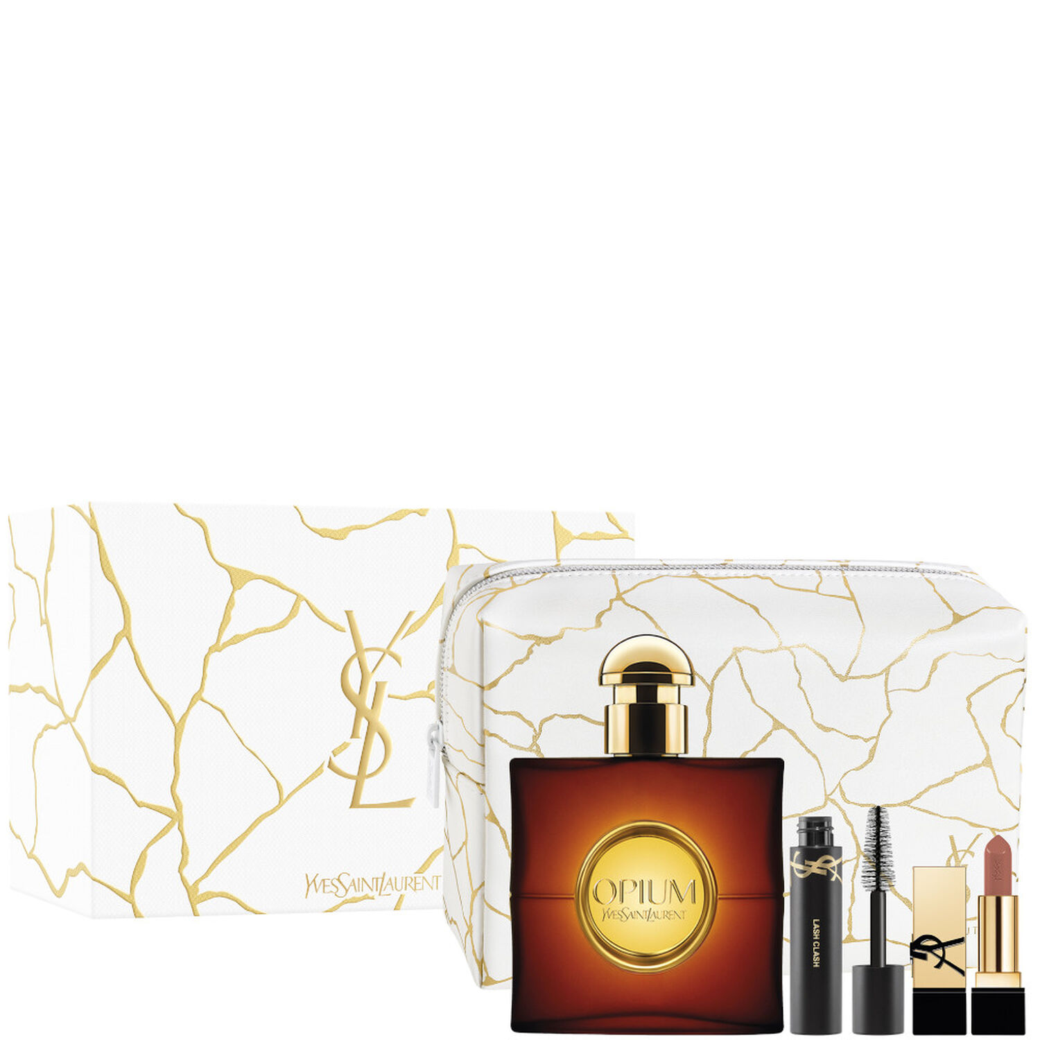 Yves St Laurent Opium Coffret Eau de Parfum 50 ml +2 Produits et une Trousse