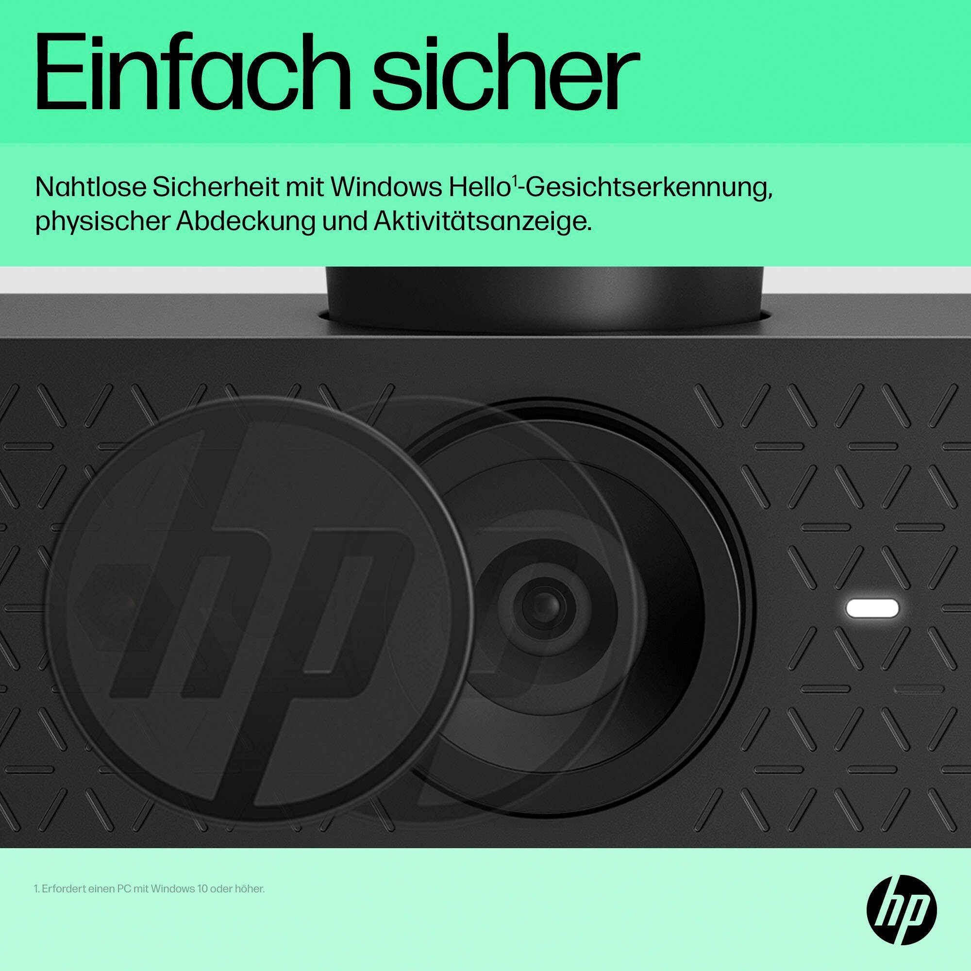 HP 620 FHD Webcam (Full HD, 5x opt. Zoom)
