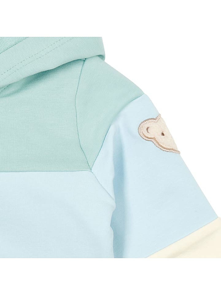 Steiff Sweatjacke in Grün/ Hellblau/ Creme günstig kaufen 62
