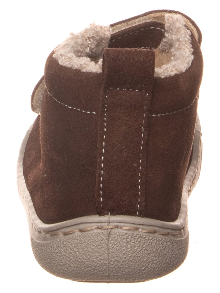 kmins Leder-Barfuß-Schnürschuh in Braun günstig kaufen
