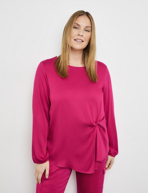 Elegante Bluse mit Raff-Detail