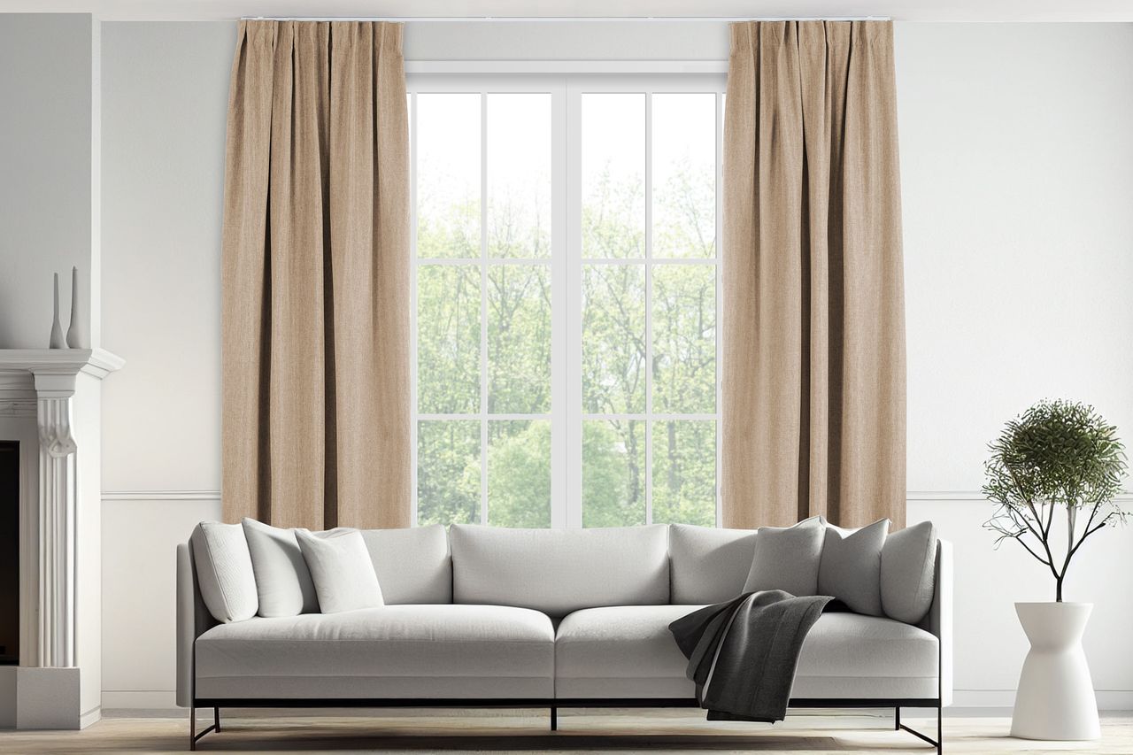 Lifa Living Vorhang - 150 x 260 cm - Haken - Taupe