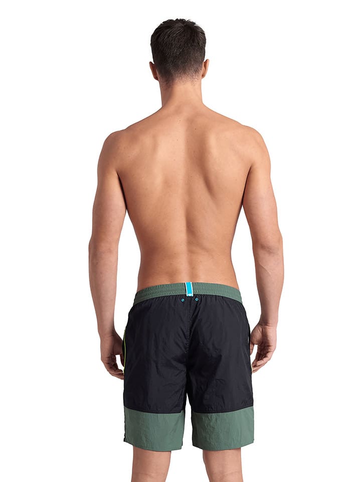 Arena Badeshorts in Khaki/ Schwarz günstig kaufen