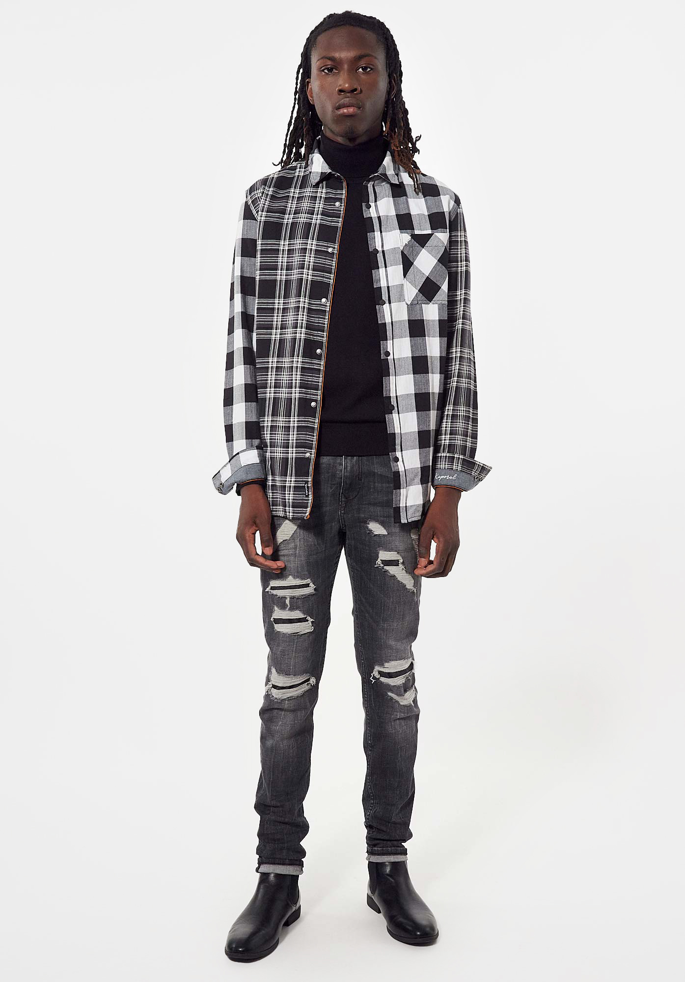 ARIAN  Pull noir Homme