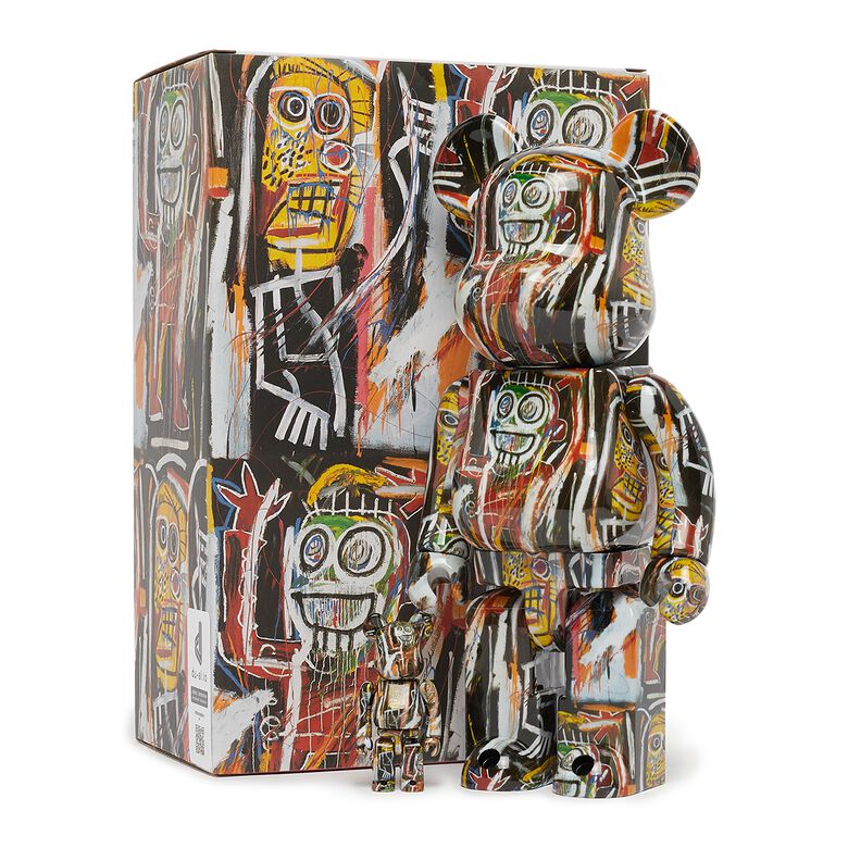 Medicom Bearbrick Jean Michel Basquiat #11 100% & 400% multicolor