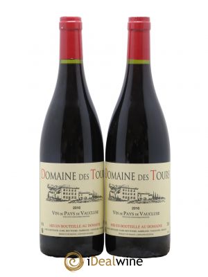 IGP Vaucluse (Vin de Pays de Vaucluse) Domaine des Tours Emmanuel Reynaud  2016 - Lot de 2 Bouteilles