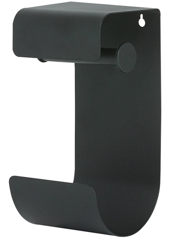Sealskin Toilettenpapierhalter in Schwarz - (B)11,5 x (H)12,5 x (T)5,5 cm günstig kaufen onesize