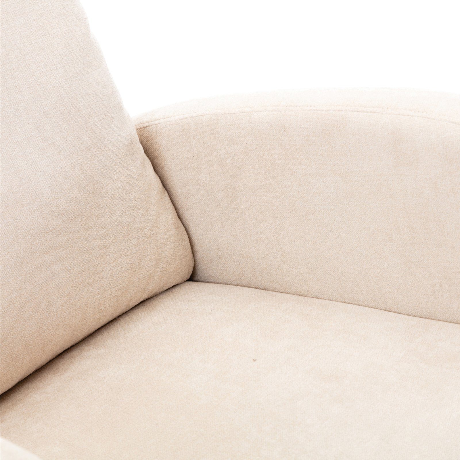 SEEZSSA Schaukelstuhl Wohnzimmer Bequemer Massivholz Modern Schaukelsessel, Stuhl mit Taschendesign,mit weichem Stoff, dichtem Schwamm