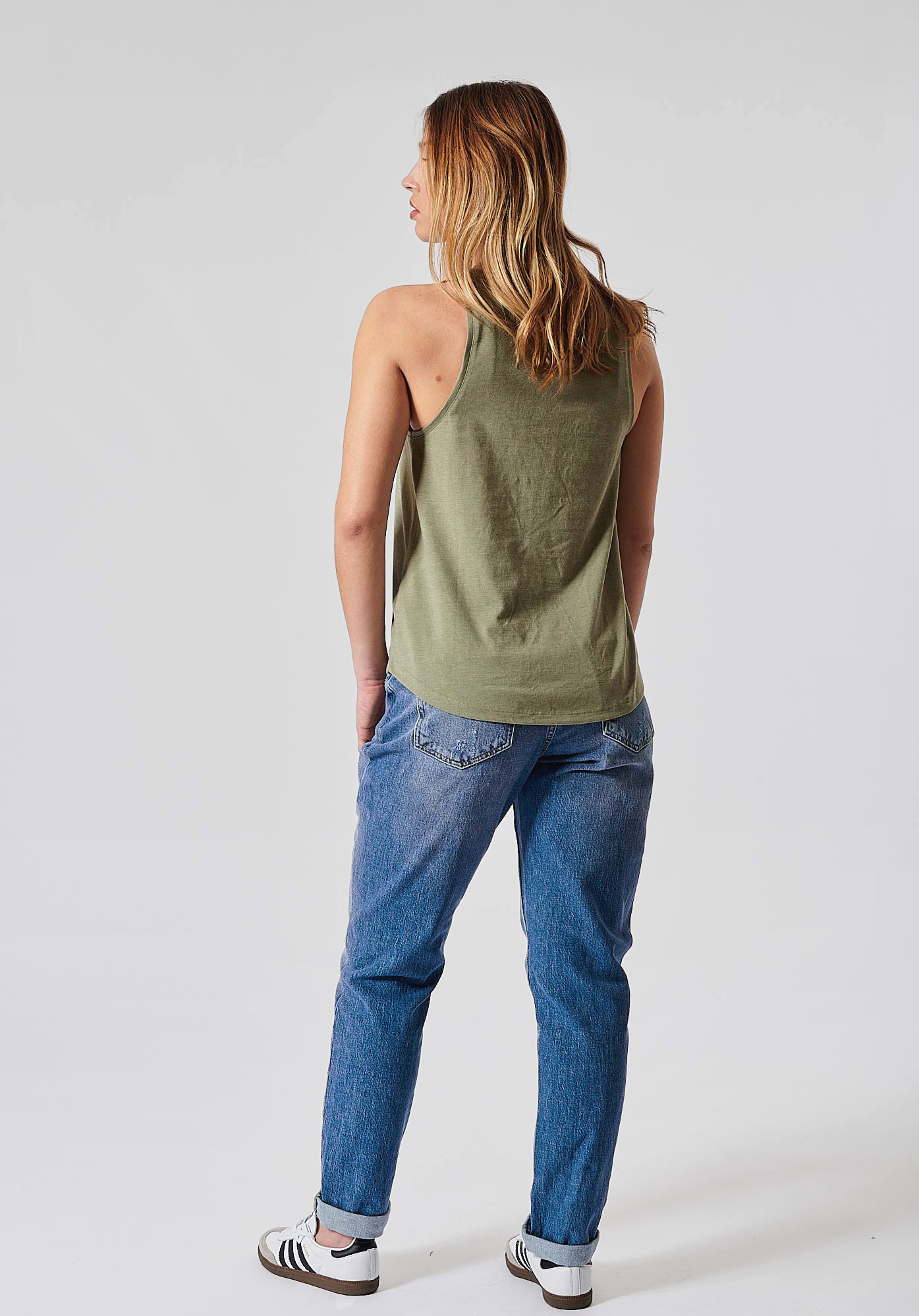 FAON   Débardeur kaki femme