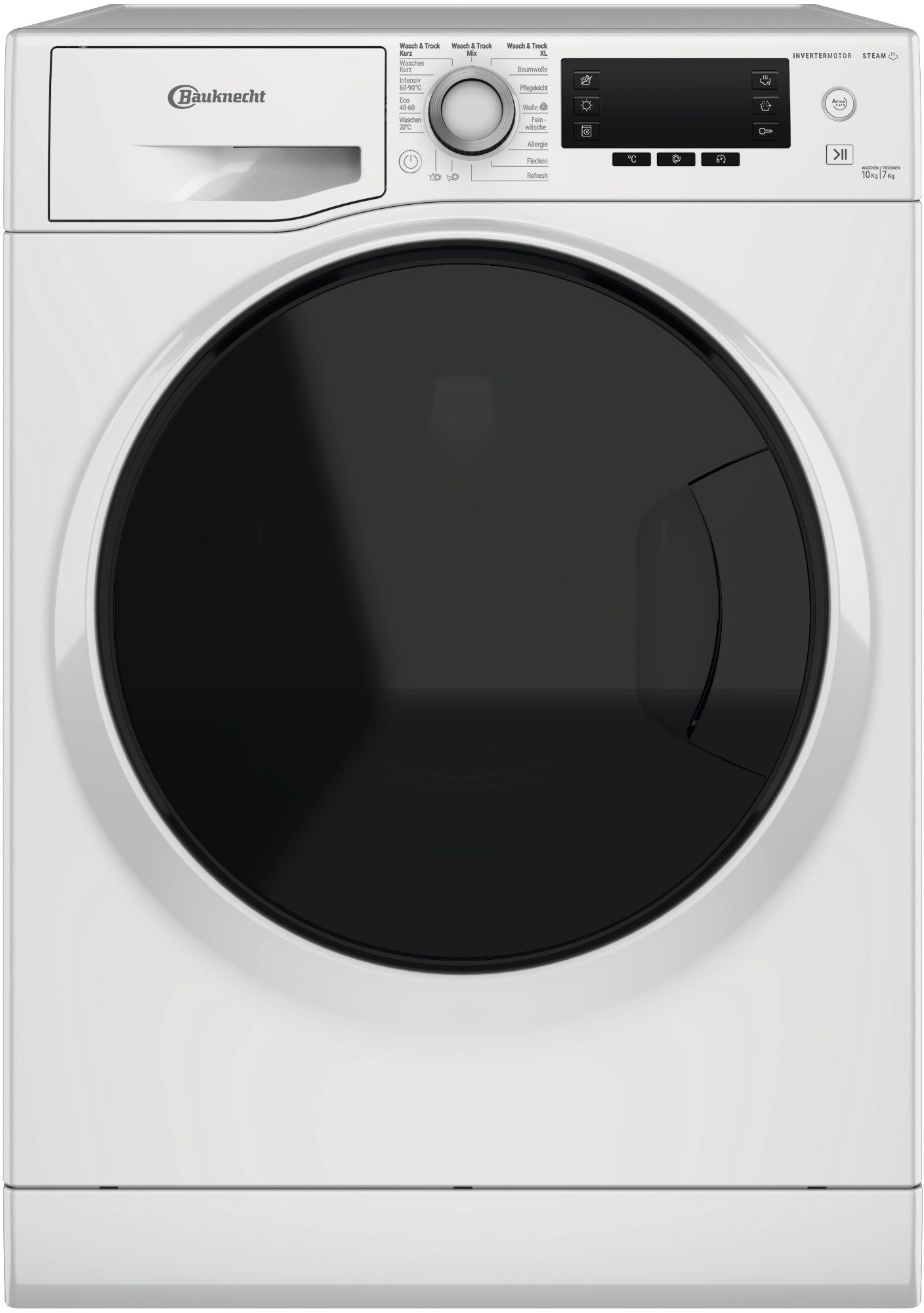 BAUKNECHT Waschtrockner WATK Sense 107S 52 N, 10 kg, 7 kg, 1500 U/min